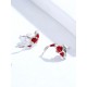 koi fish sterling silver earrings