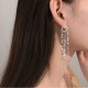 chandelier sterling silver earrings